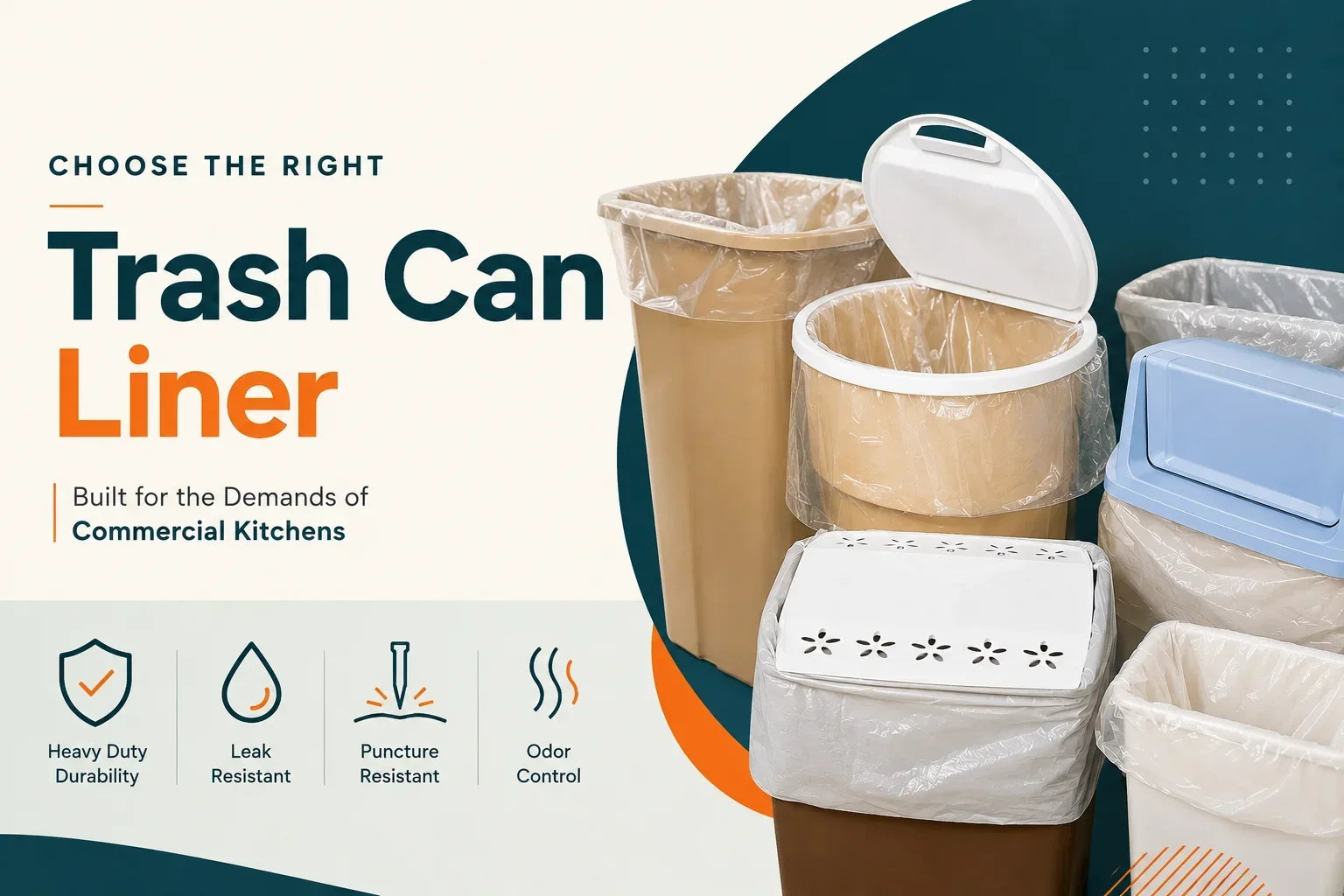 How to Pick the Right Trash Can Liner for Your Commercial Kitchen