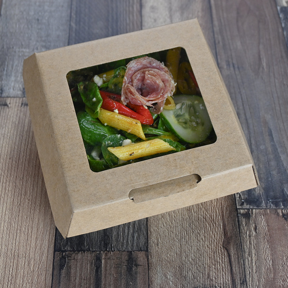 Unprinted Kraft Containers