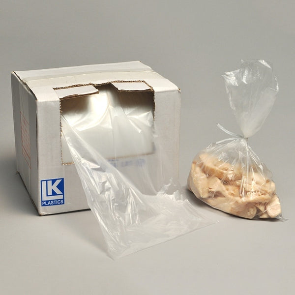0.75 MIL Twist Tie Low Density Utility Flat Bags on Rolls