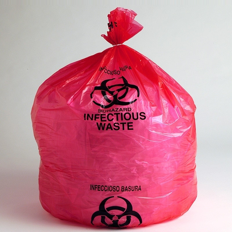 Red Infectious Waste Liner - High Density