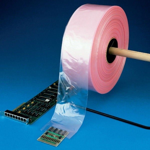 Box Partners Anti-Static Pink Poly Bags – 12x15, 2 Mil – 500 Count – Made In USA For Electronics
