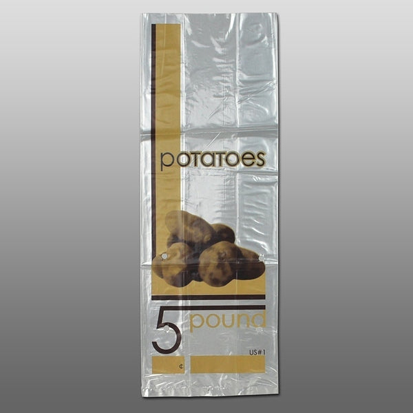 Polypropylene Co-Extruded Bottom Gusset Bags on Wicket