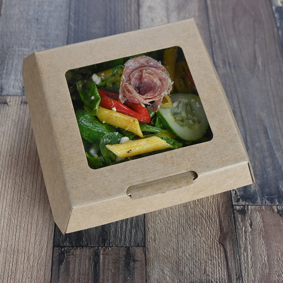6.38" X 5" X 2.25" #ReadyFresh® Snack Container with Window (Large), 300/CS