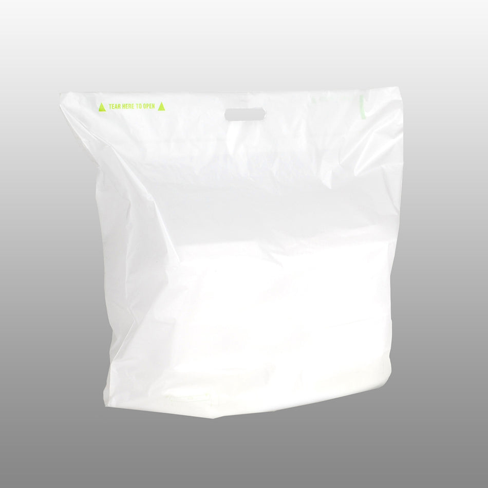 24" x 20" + 11"BG + 3.5"LP 1.5 mil Fast Take® Tamper-Evident Carryout Bag, Unprinted, 250/CS