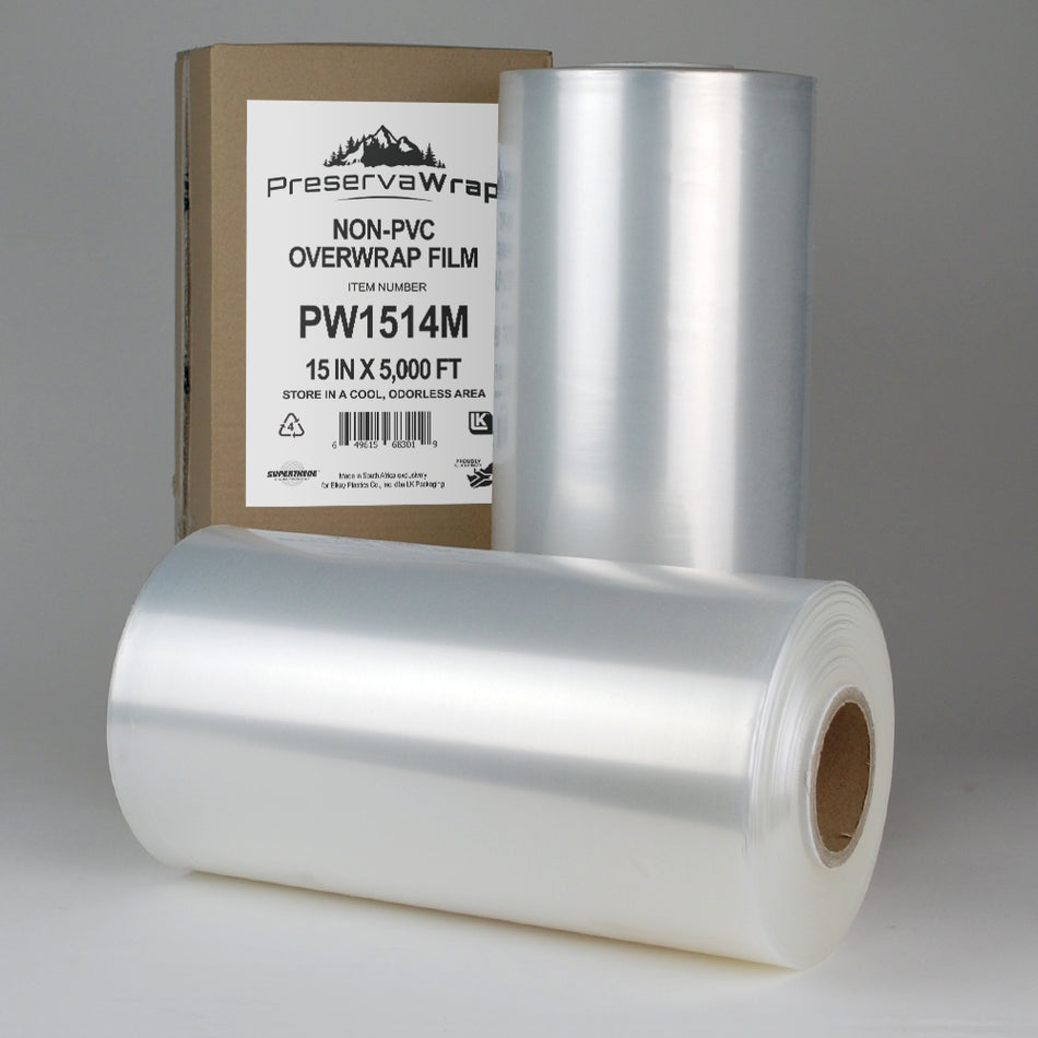 19" X 5000' Intermediate Gauge PreservaWrap® Non-PVC Overwrap Film, 1/RL