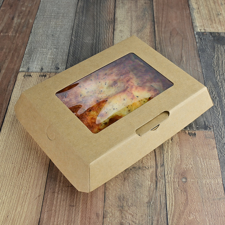 9.75" X 7.25" X 3.13" #ReadyFresh® To Go Container with Window (Large), 200/CS