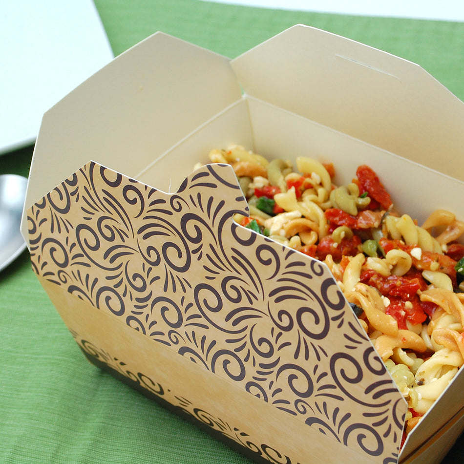 5.3" x 6.7" #ReadyFresh® Compostable  Multifood Box, 250/CS