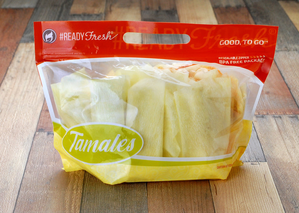 9.5" X 8" + 5"BG 2.75 mil  #ReadyFresh® Small Tamale Pouch, 250/CS