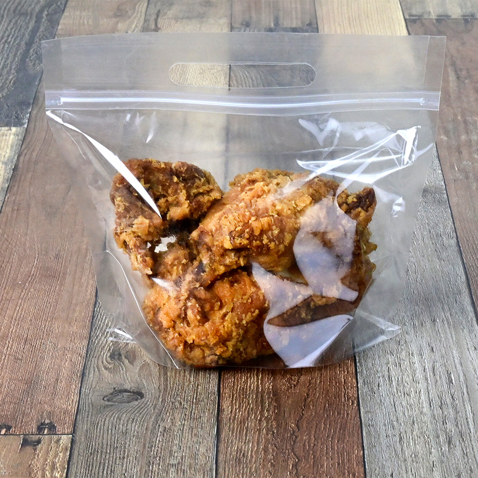 9" x 8" + 5"BG, 2.6 mil, #ReadyFresh® Unprinted Grab-N-Go Pouch, 250/CS