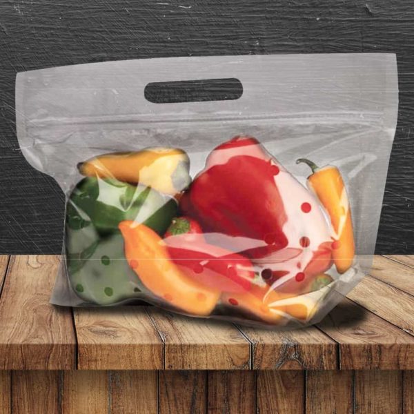 10 3/4" X 6" + 4 BG Vented Produce Pouch