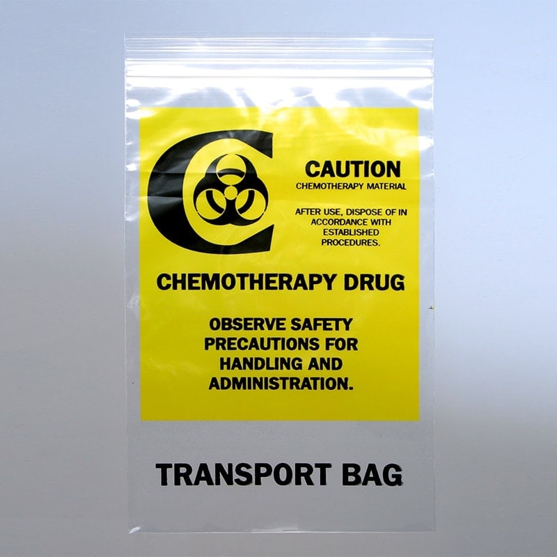 6" X 9" Chemo Transfer Bag - Seal Top Reclosable