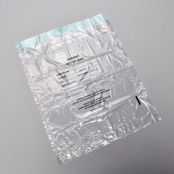 12" X 16" Respiratory Setup Bag - Draw Tape, 500/CS