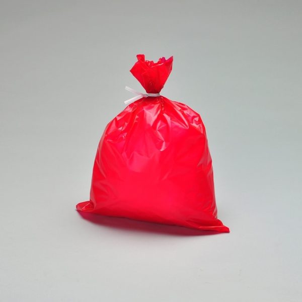 4" X 30" High-Density Red Dressing Disposal Bag