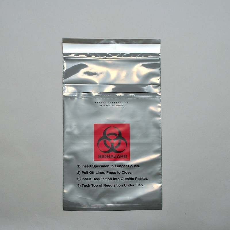 Tamper Evident Specimen Transfer Bags