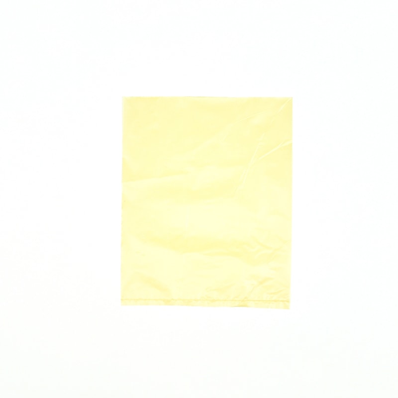 6 1/4" X 9 1/4" Beige High Density Polyethylene Merchandise Bag