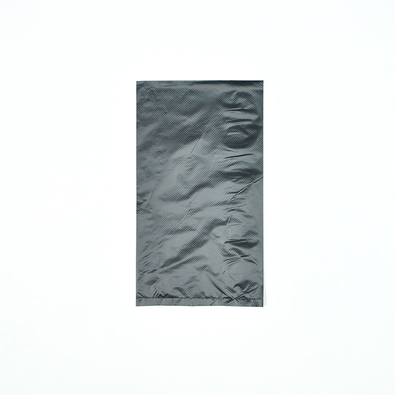 6 1/4" X 9 1/4" Black High Density Polyethylene Merchandise Bag