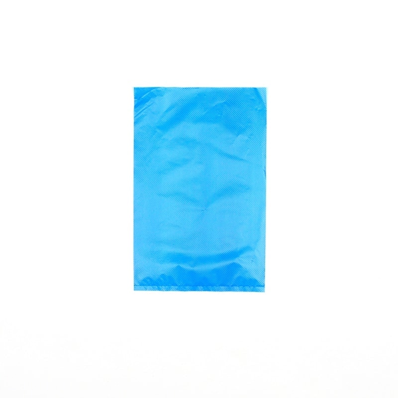 6 1/4" X 9 1/4" Blue High Density Polyethylene Merchandise Bag