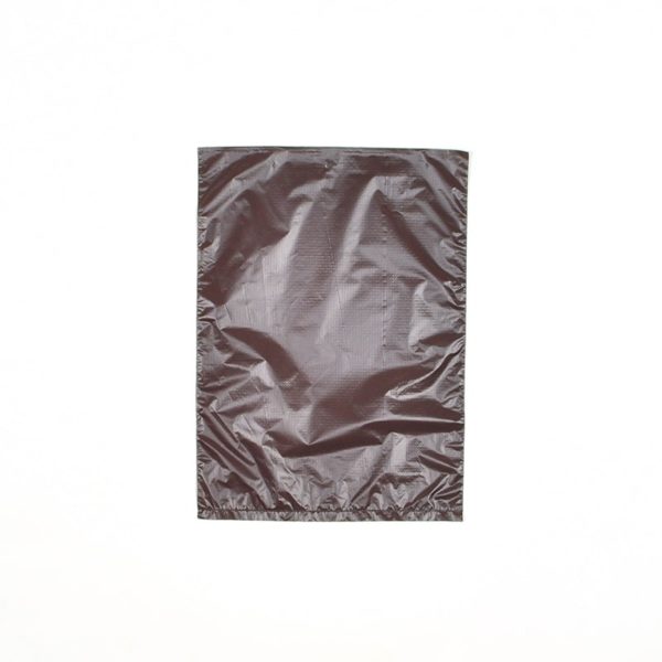 6 1/4" X 9 1/4" Chocolate High Density Polyethylene Merchandise Bag