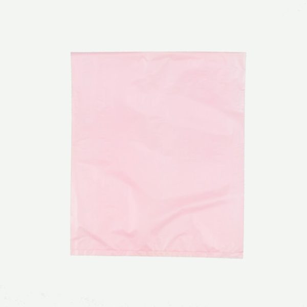 6 1/4" X 9 1/4" Rose High Density Polyethylene Merchandise Bag