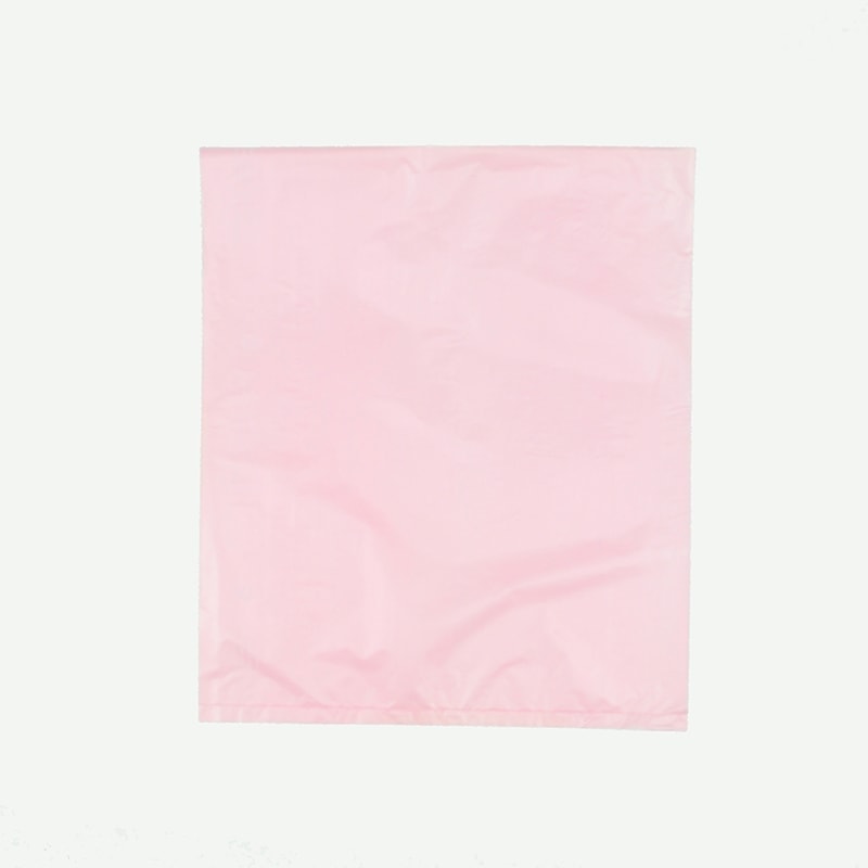 6 1/4" X 9 1/4" Rose High Density Polyethylene Merchandise Bag