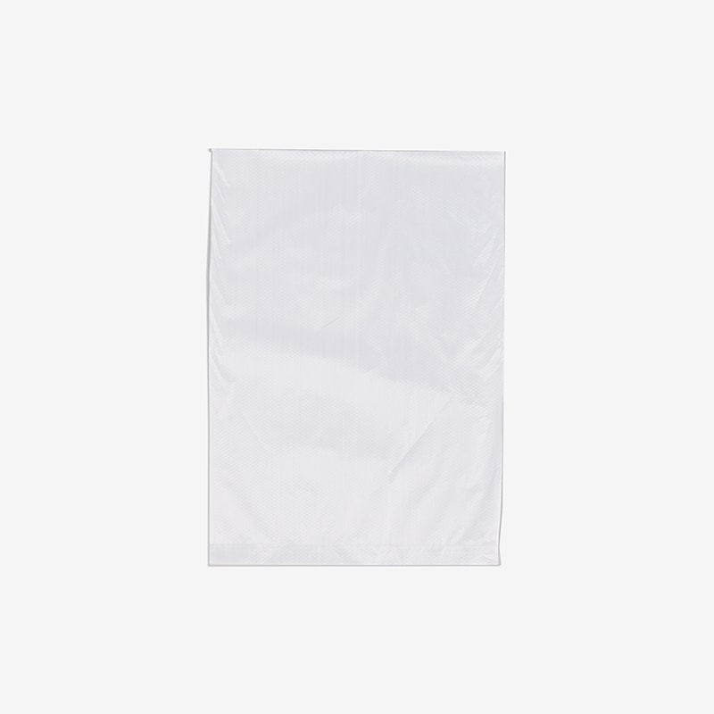 6 1/4" X 9 1/4" White High Density Polyethylene Merchandise Bag