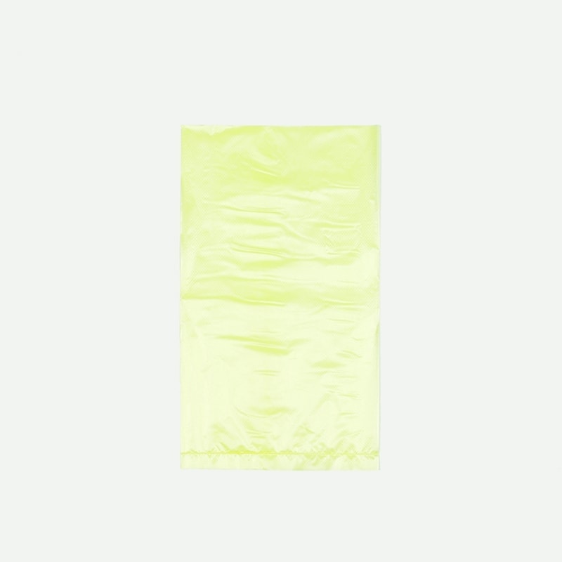 6 1/4" X 9 1/4" Yellow High Density Polyethylene Merchandise Bag