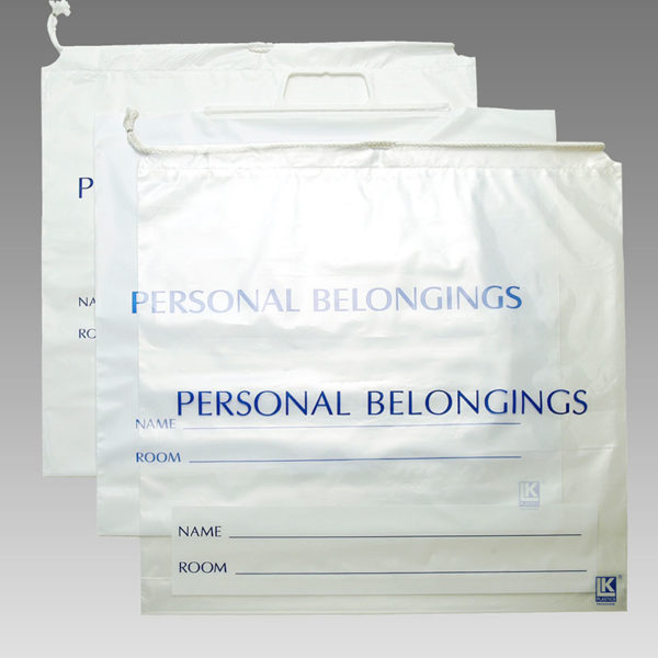 25" X 26" + 3 BG White Opaque Personal Belongings Bag - Large Size