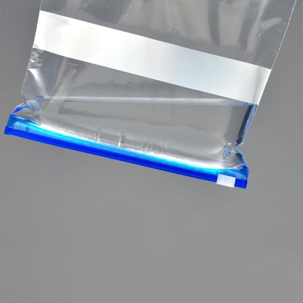 8" X 7" No Leak Slide Seal Bag w-Write On Block