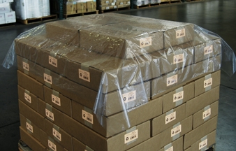 51" X 49" X 73" Clear Low Density Polyethylene Pallet Cover for Pallet Size 48 X 48 X 48