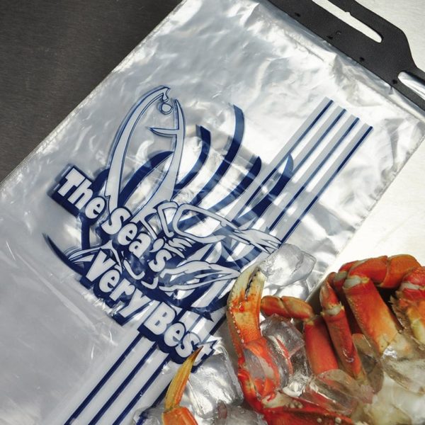 9" X 15" + 2 LP Low Density Printed Seafood Bag