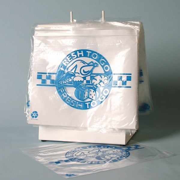 6 1/2" X 7" + 1 3/4 FB Clear Saddle Pack Sandwich Bag