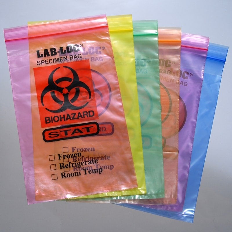 Tamper-Evident Specimen Bags