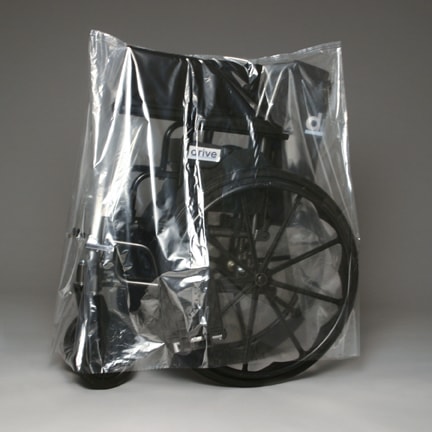12" X 8" X 26" Low Density Equipment Cover on Roll - Walker/Wheelchair/Commode