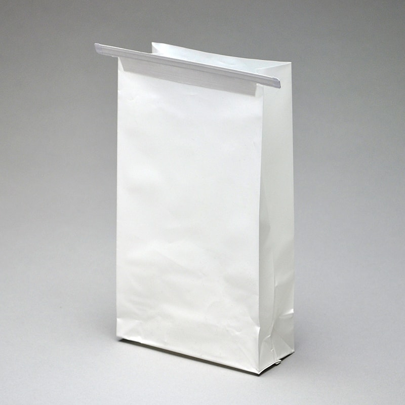 4 1/2" X 2 1/2" X 8 1/2" Seamless Air Sickness Bag with Wire Tie Closure