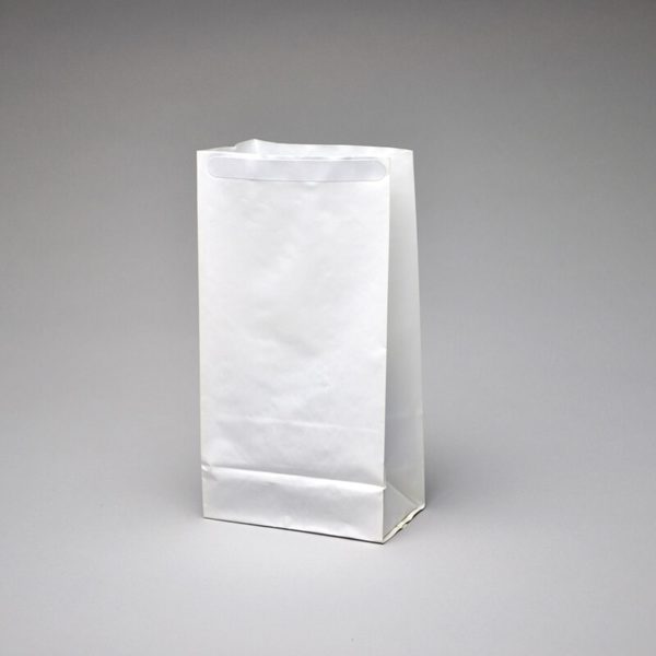 4 1/2" X 2 1/2" X 8 1/2" Seamless Air Sickness Bag with Adhesive Tape Closure