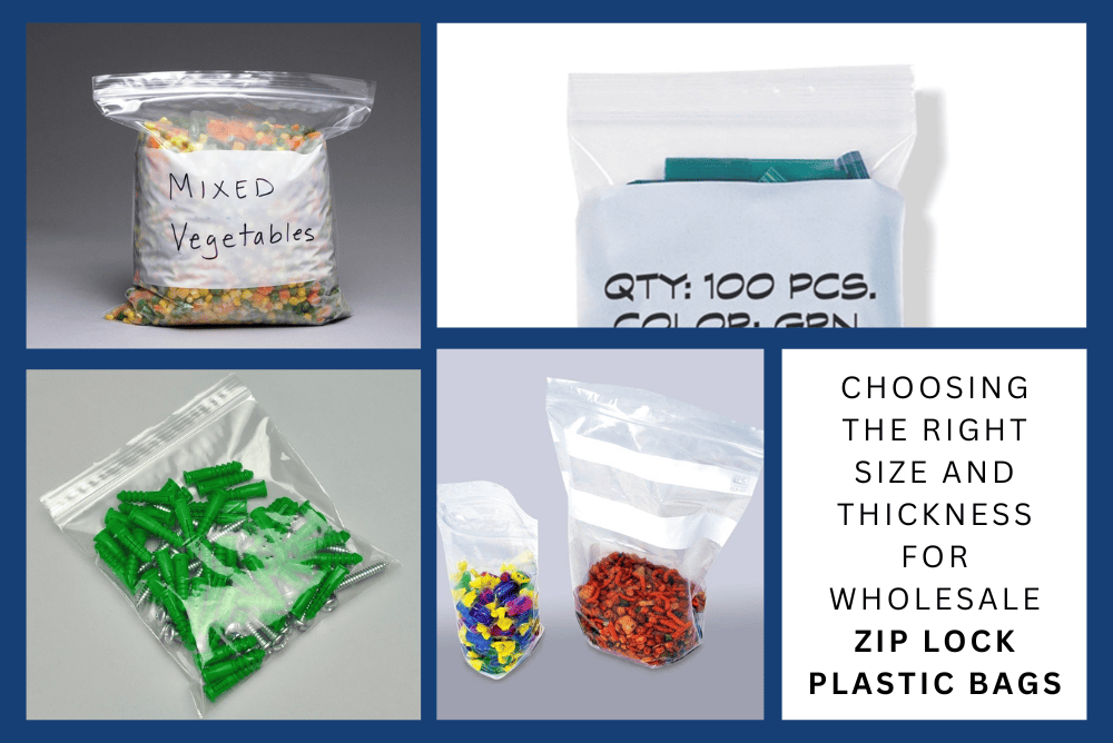 Clear Reclosable Zip Lock Bags - 4 Mil Thick, Food Grade Plastic 100 bags -  4 x 6 inch - $0.18 each