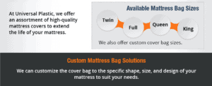 Quality mattress plastic bags