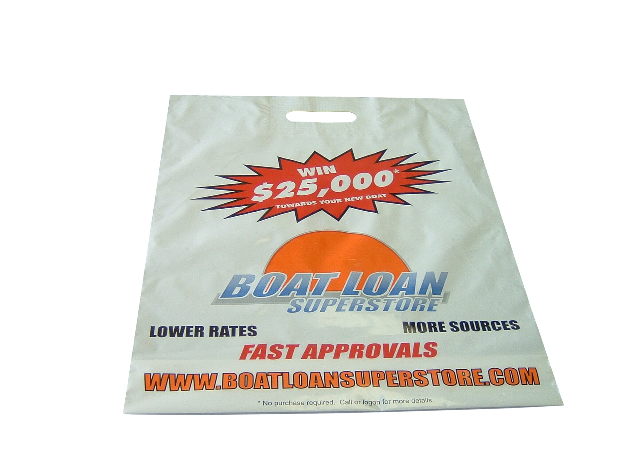Boat Loan Superstore patch handle Plastic bag