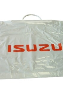 ISUZU snap handle plastic bag