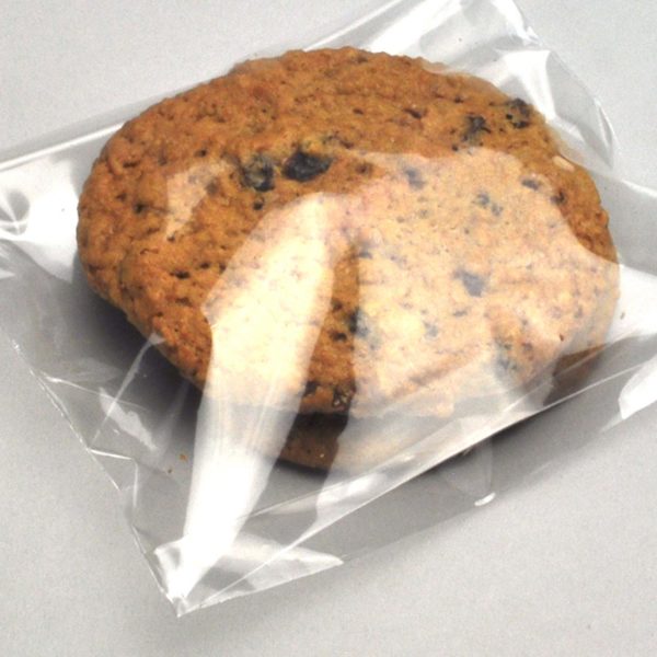 5" X 5" + 1 BG + 1 1/2 LP Polypropylene Lip and Tape Cookie Bag