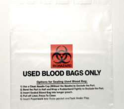 Used Blood Transport Bag