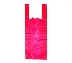Red T-Shirt Bag - Universal Plastic
