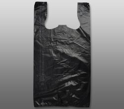 Black T-Shirt Bags - Universal Plastic