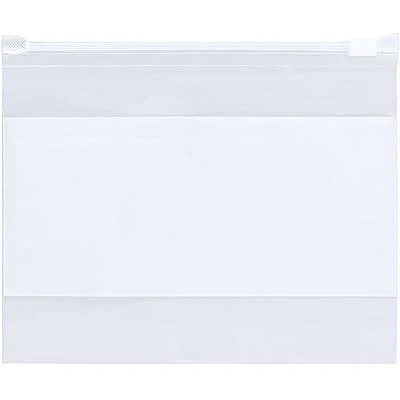 3.0 Mil Slide Sealed Bags with White Write-On Block